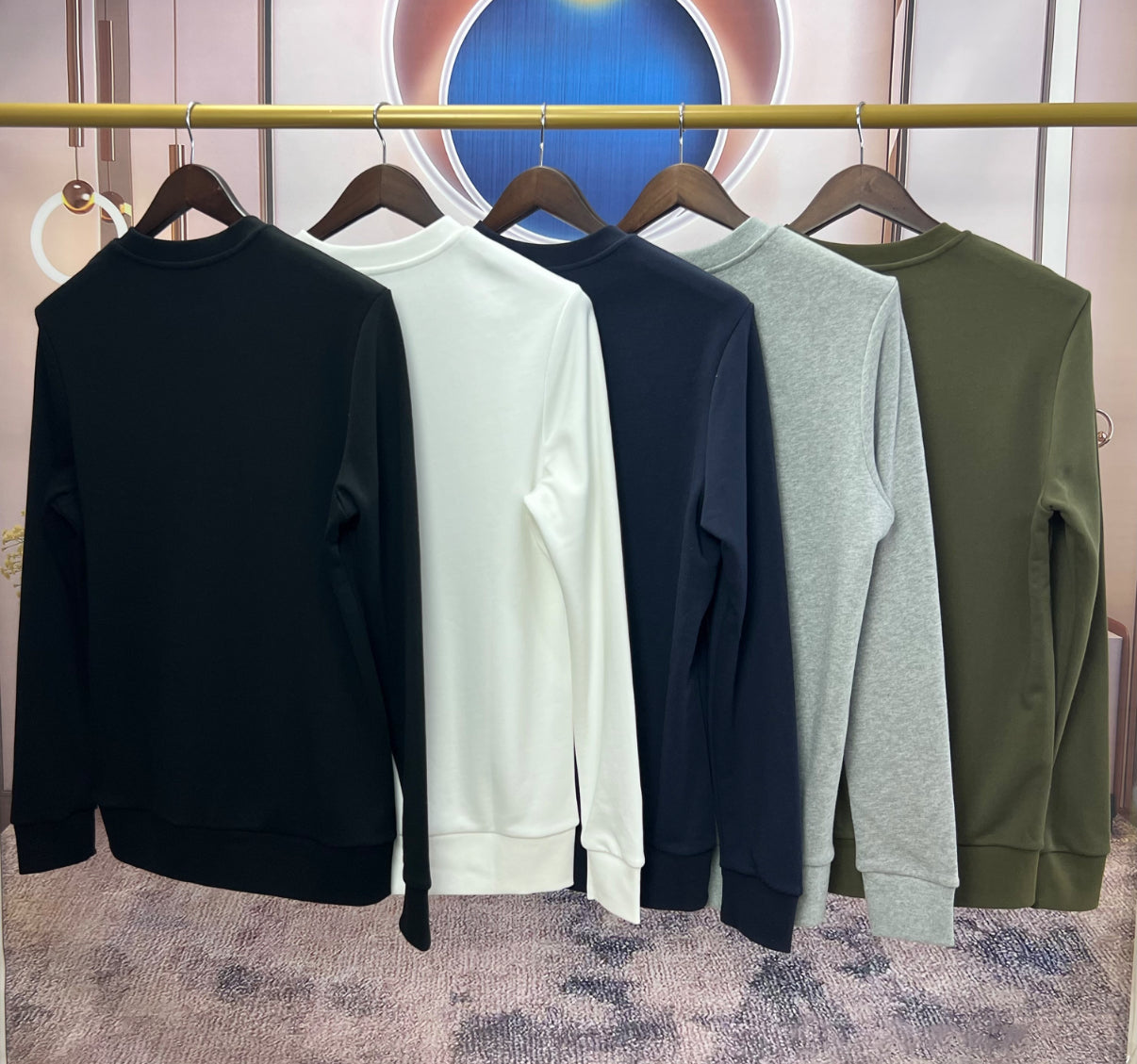 Moncler logo patch sweatshirt