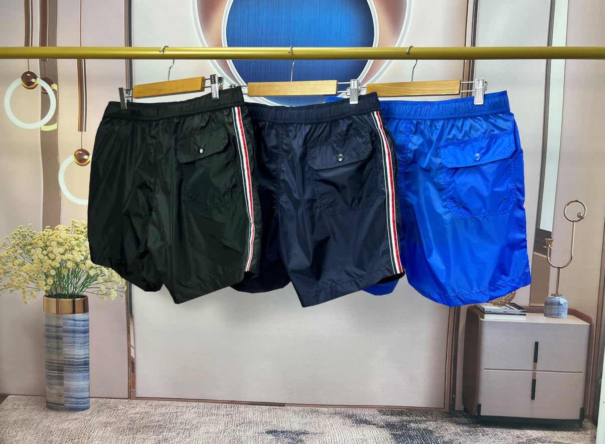 Moncler side stripe shorts