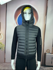 Moncler hooded wool cardigan