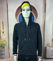 Moncler strip zip up hoodie