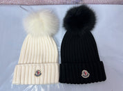 Moncler woman Pom wool hat