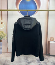 Moncler detachable hood wool cardigan