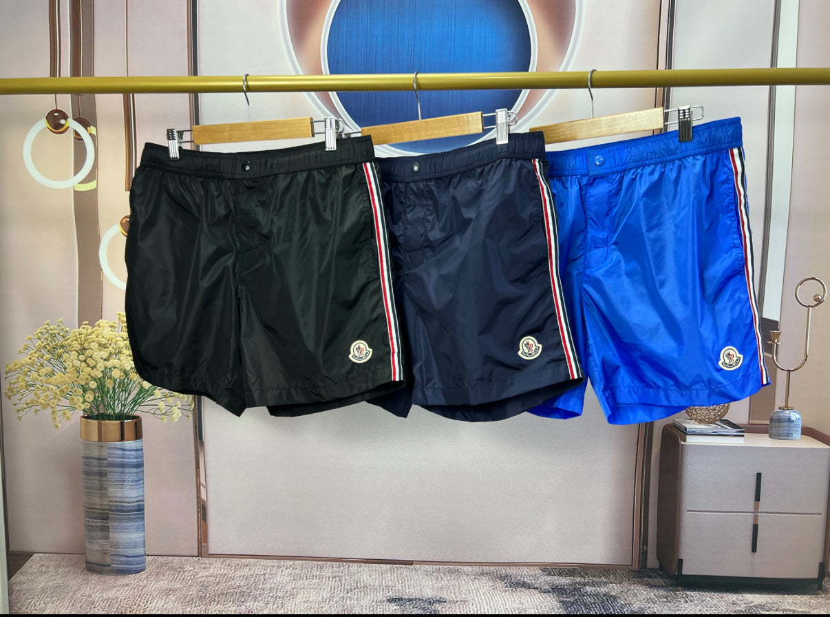 Moncler side stripe shorts