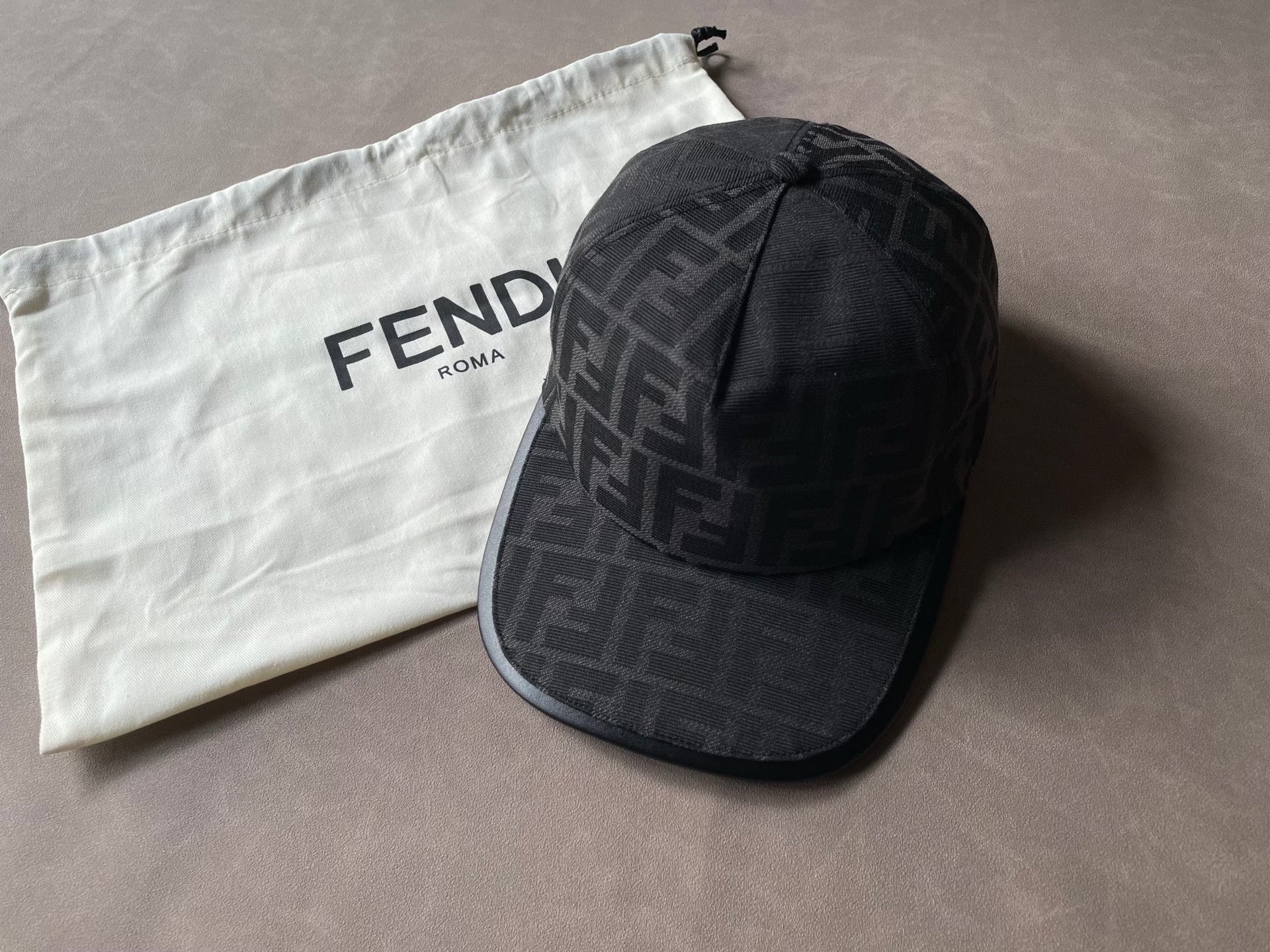 Fendi black hat