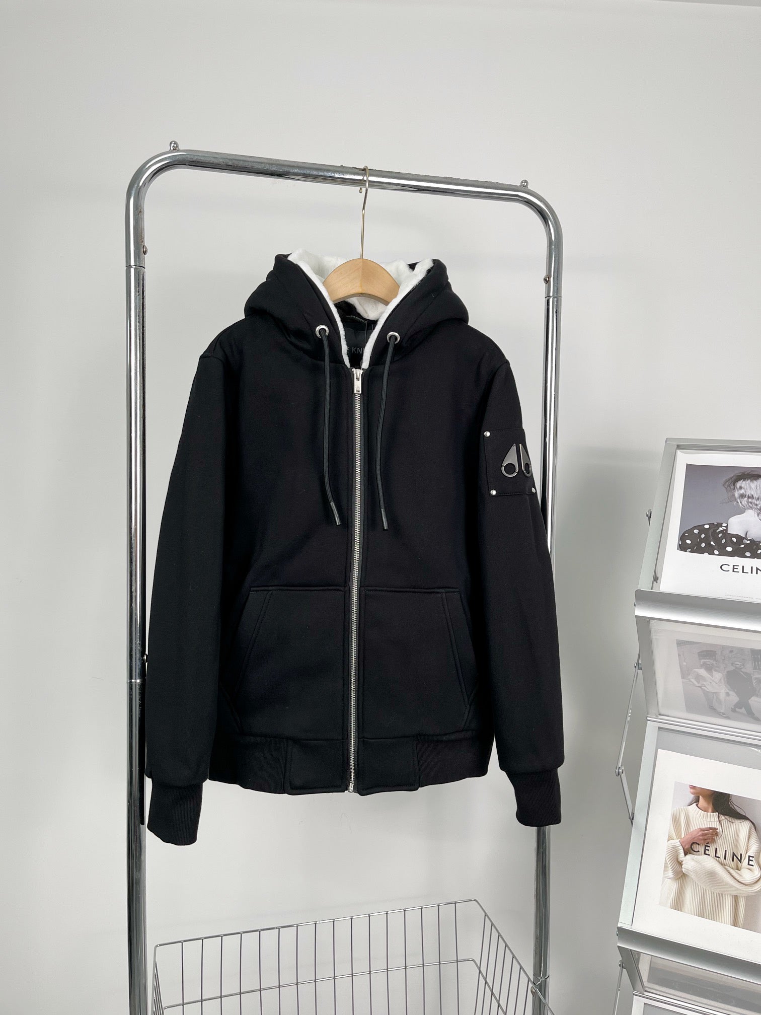 Knuckle moose zip-up