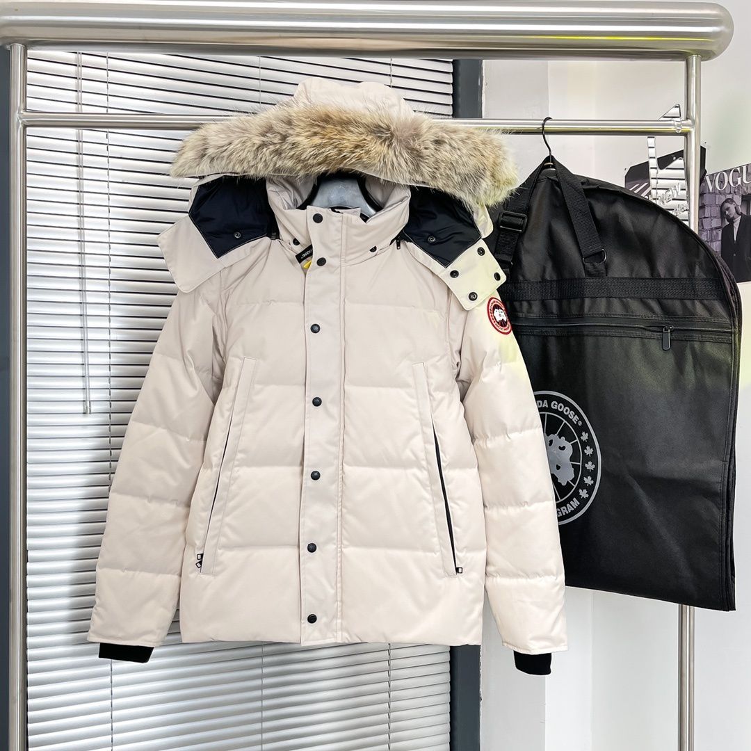 Canada goose white jacket