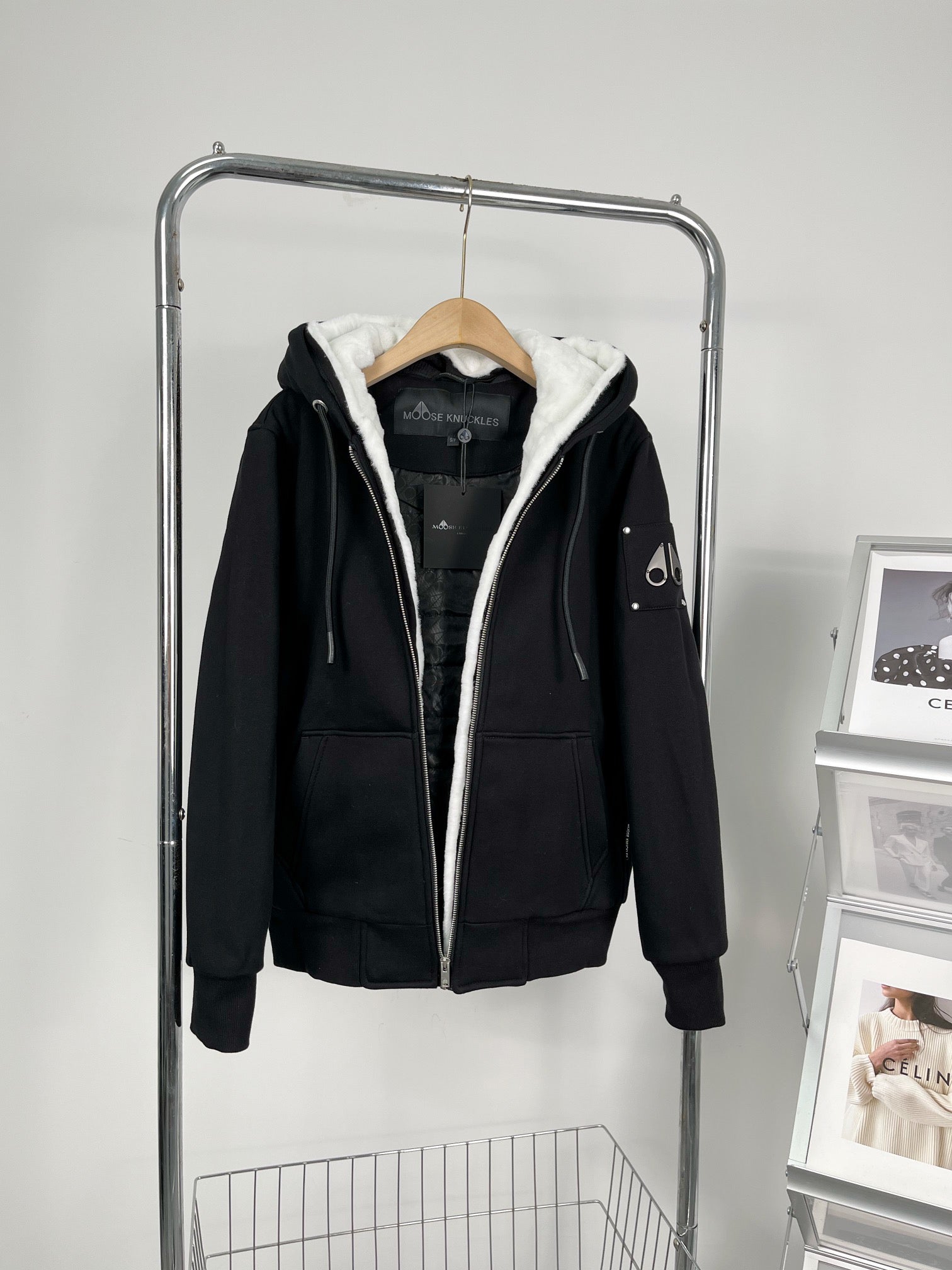 Knuckle moose zip-up