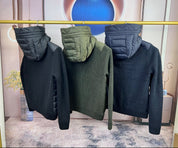 Moncler hooded wool cardigan