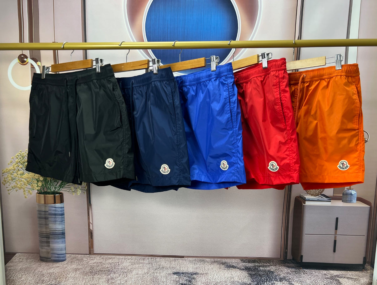 Moncler logo patch shorts